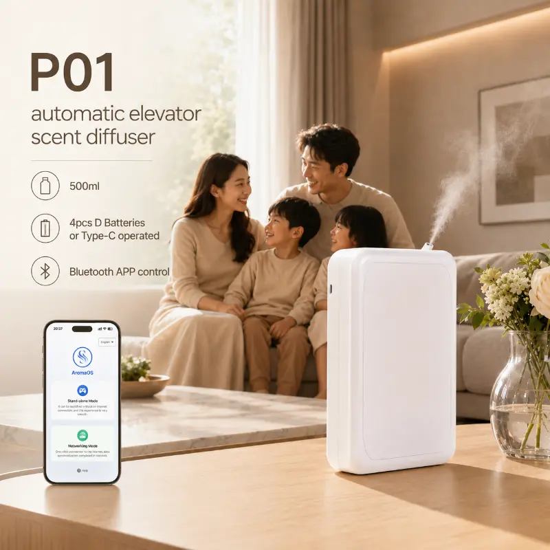 Automaattinen hissin aromaattinen diffuusori