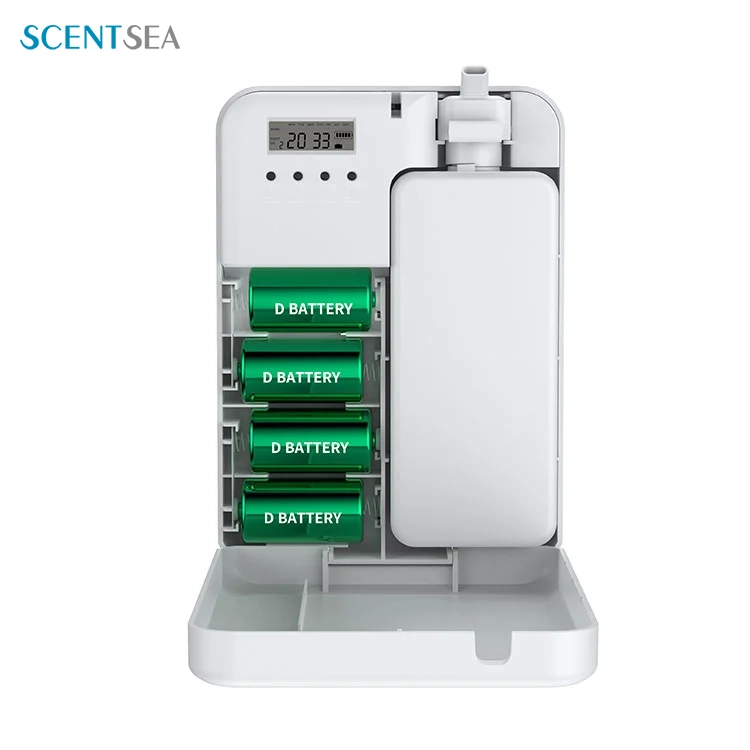 Akkukäyttöinen hissi tuoksujen jakelujärjestelmä