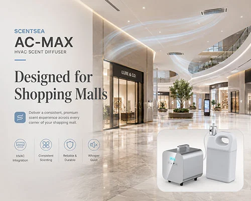 Hvac Shopping Mall Fragrance Oil Diffuser