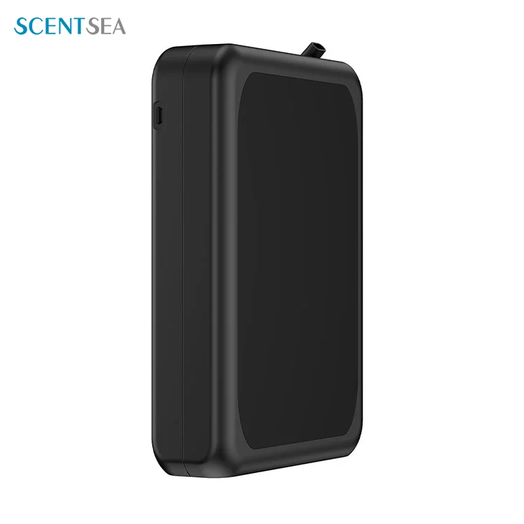 Seinään kiinnitettävä pesuhuoneen tuoksuhajotin